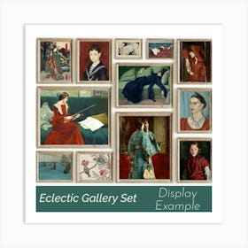 Vintage Eclectic Art 76 Art Print