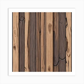 Wood Planks 13 Art Print