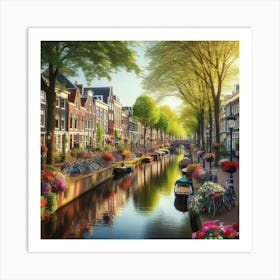 Amsterdam Canal 6 Art Print