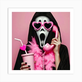 Scream meme Art Print