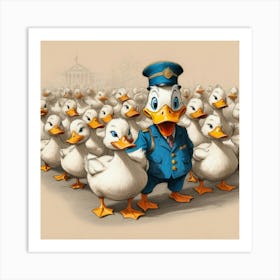 Donald Duck 2 Art Print