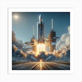 Space Shuttle Launch 1 Art Print