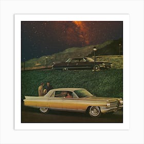 Road to Space Square Art Print