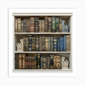 Bookshelf Art Print