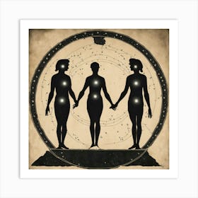 Three Women Art Print