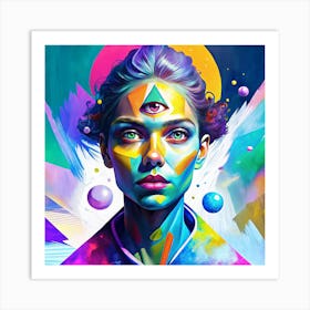 Psychedelic Painting Art Print