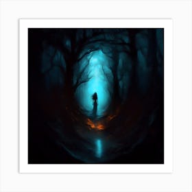 Dark Forest Art Print