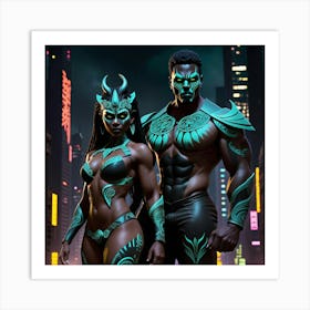 Adamantium pair Art Print