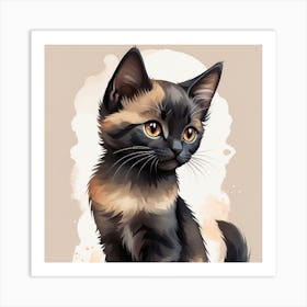 Kitty Cat 1 Art Print