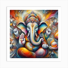 Ganesha 9 Art Print