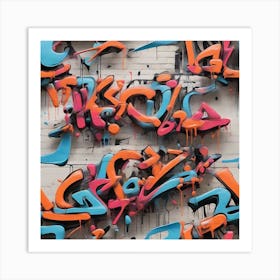 Graffiti Wall Art Print