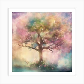 Tree In The Sky 1 Art Print