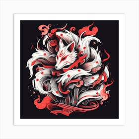 Fox Art 2 Art Print