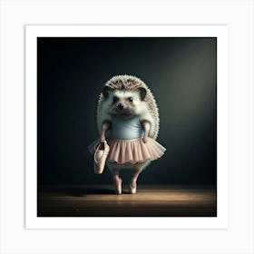 Ballerina Hedge Poster