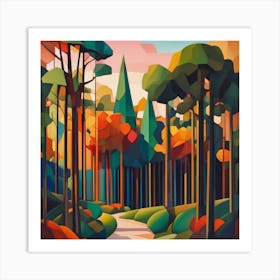 Forest Path Art Print