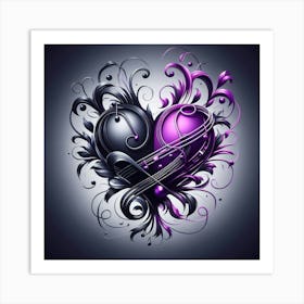 Heart Of Music Art Print