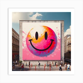 Smiley Face 5 Art Print