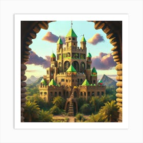 The castle in seicle 15 17 Art Print