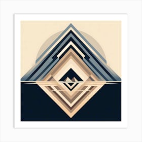 Geometric Triangle Art Print