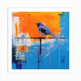 Blue Bird 1 Art Print