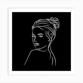 Face Of A Woman Art Print