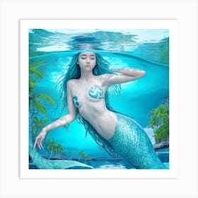 Mermaid 4 Art Print