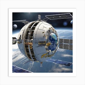 Space Station 60 Art Print