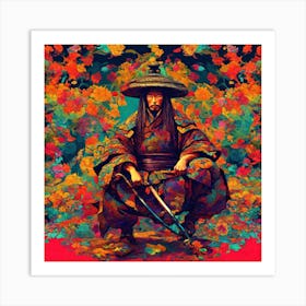 Samurai Warrior Art Print