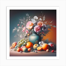 Flowers In A Vase 2 Art Print