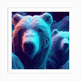 Polar Bears 2 Art Print