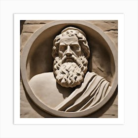 Socrates - Socrates Stock Videos & Royalty-Free Footage Art Print