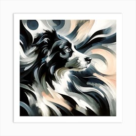 Abstract Canine Soul Art Print