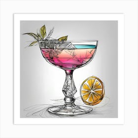 Cocktail In A Glass 6 Art Print