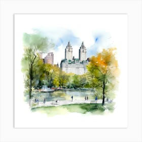 Central Park Art Print