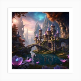 Fairytale Castle Art Print