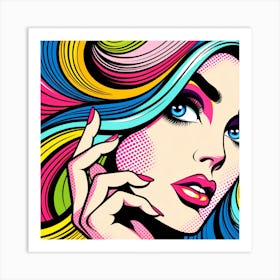 Pop Girl Art Print