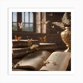 Butterflies From Book 2 Art Print