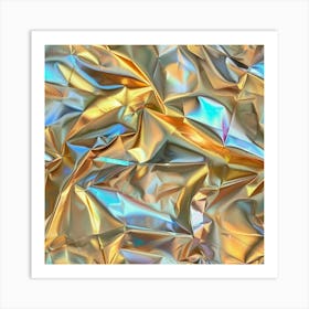 Gold Foil Background Art Print