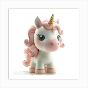 Unicorn Figurine 2 Art Print