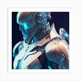 Ciborg Cyberpunk Robot (168) Art Print
