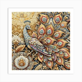 Peacock 15 Art Print