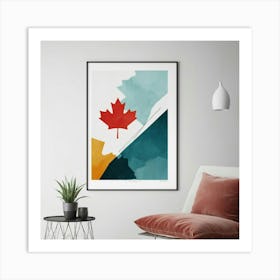 Abstract Travel Collection Canada Art Print 1 Art Print