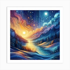 Night Sky Art Print