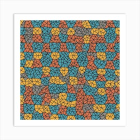 Mosaic Pattern Art Print