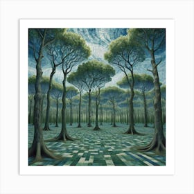 Forest Of Trees 2 Art Print