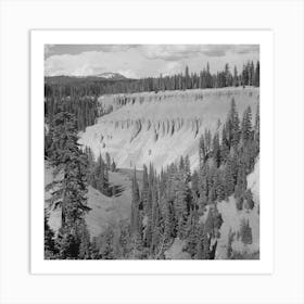 Untitled Photo, Possibly Related To Crater Lake National Park, Klamath County, Oregon, Annie Creek Canyon Art Print