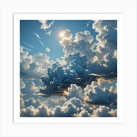 Clouds In The Sky 2 Art Print