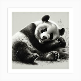 Panda Bear 3 Art Print