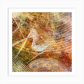 The golden sheen of a summer morning Art Print