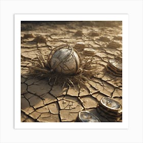 Earth In The Desert 4 Art Print